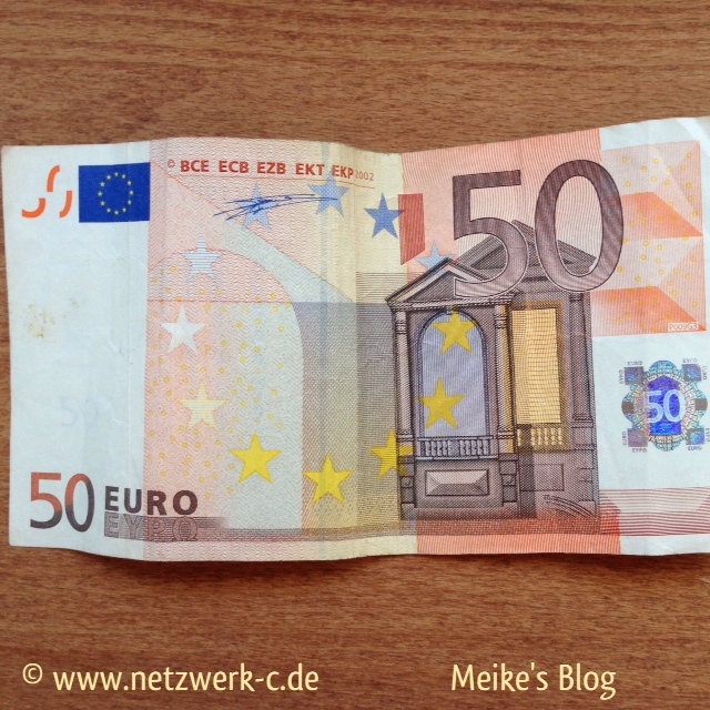Der 50,- Euro Schein, der zurück kam – NetzwerkC
